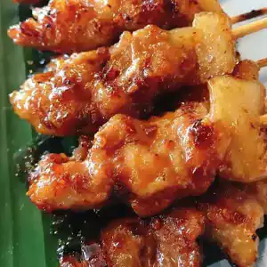 Brochette de porc grillé